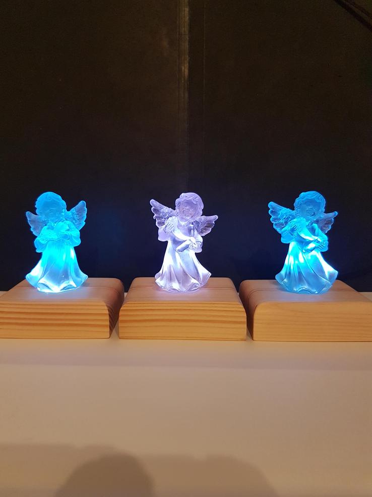 Lampe Emgel Holz Epoxidharz