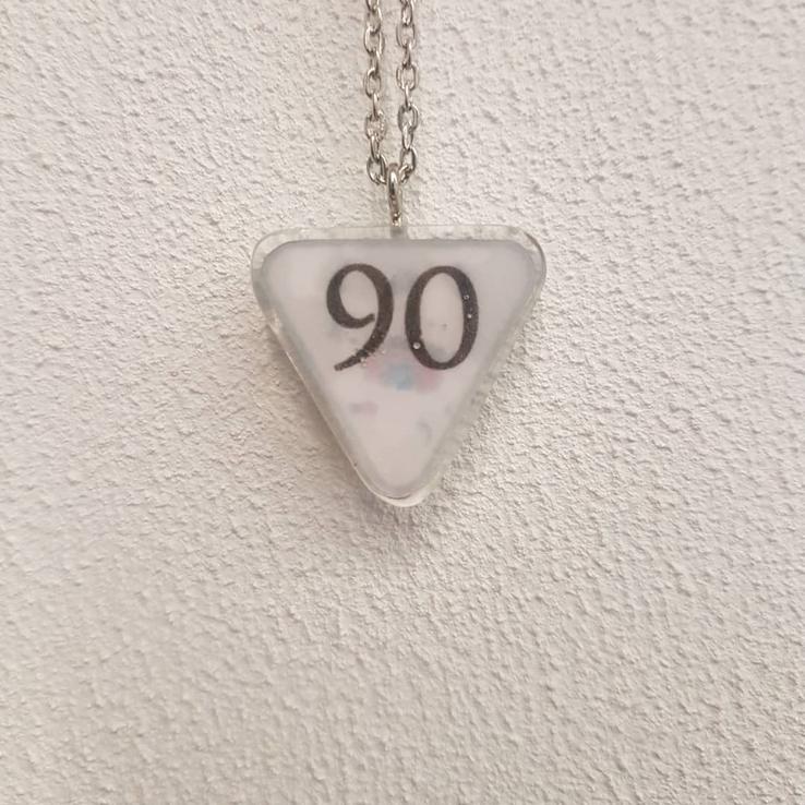 Schmuckanhänger des Lieblingsverein mit Jahrgang